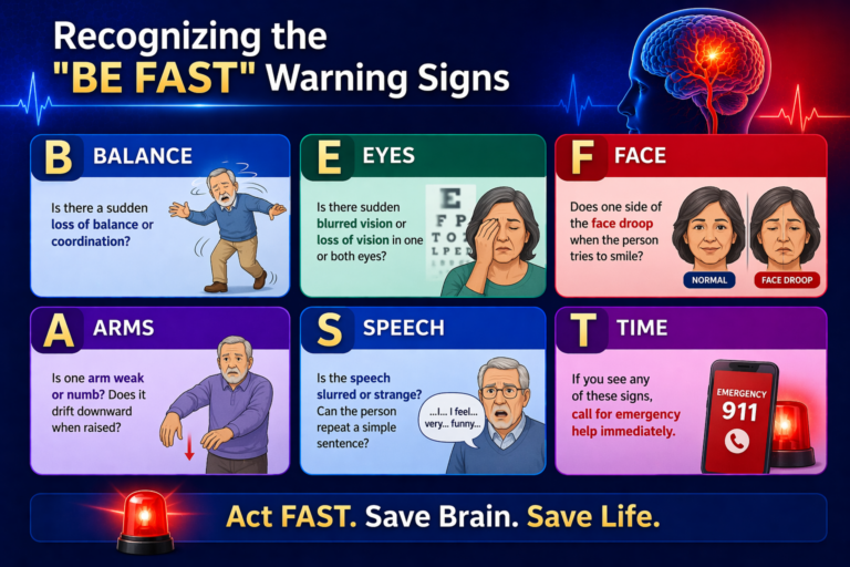 Recognizing the "BE FAST" Warning Signs