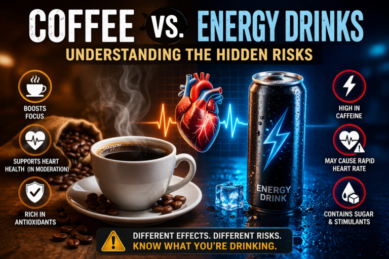Coffee vs. Energy Drinks: Understanding the Hidden Risks