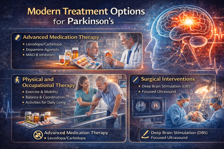 Modern Treatment Options for Parkinson’s Advanced Medication Therapy Physical and Occupational Therapy Surgical Interventions